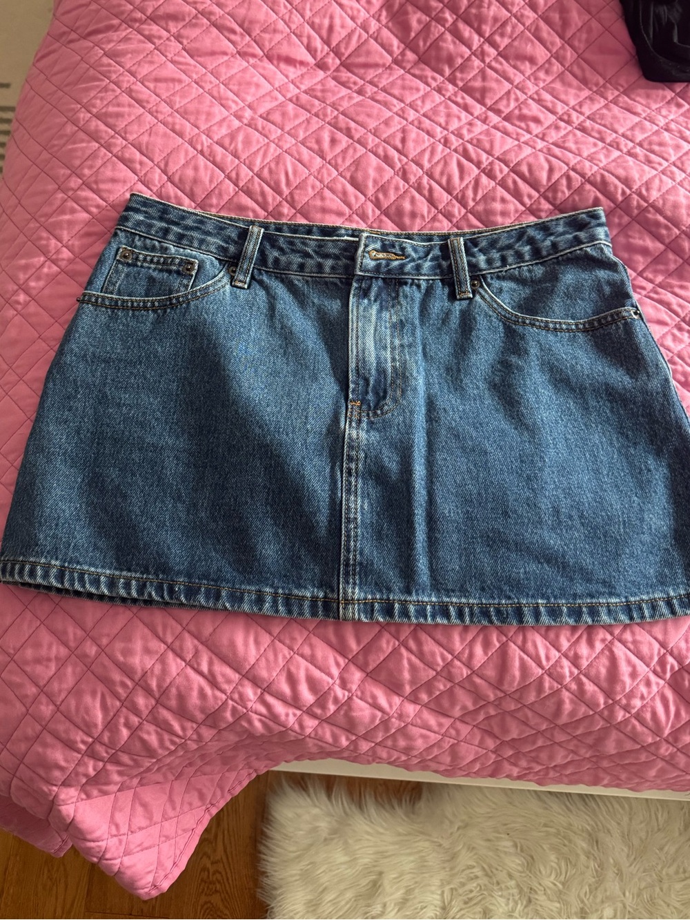 Denim Mini Skirt
